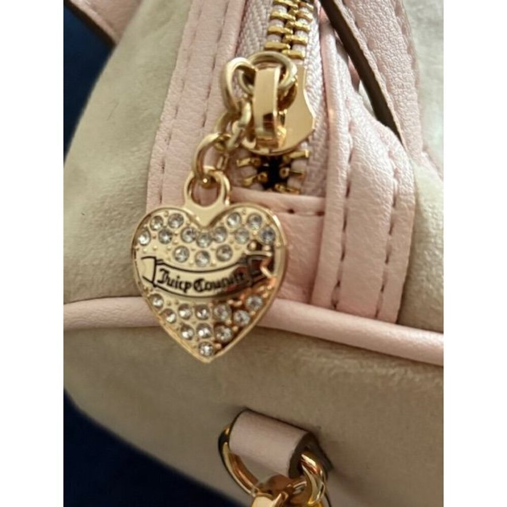 NWT Juicy Couture Queen Of Everything Velour Mini Barrel Bag - Picture 8 of 9